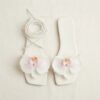 floral White Sandal