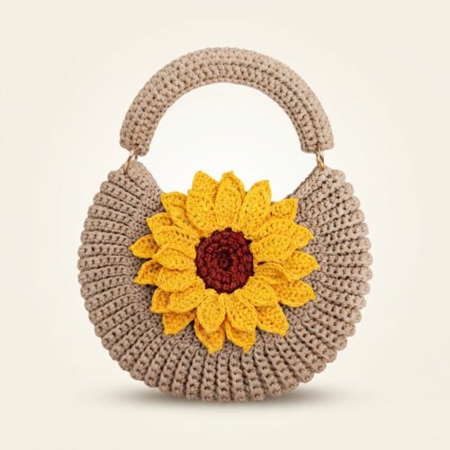 Yellow Floral Handbag